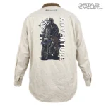 خرید پیراهن کتان موتورسواری CONQUEST مدل CREAM ADVENTURE