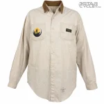 پیراهن کتان موتورسواری CONQUEST مدل CREAM ADVENTURE