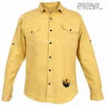 پیراهن کتان موتورسواری SCORPION مدل YELLOW ADVENTURE