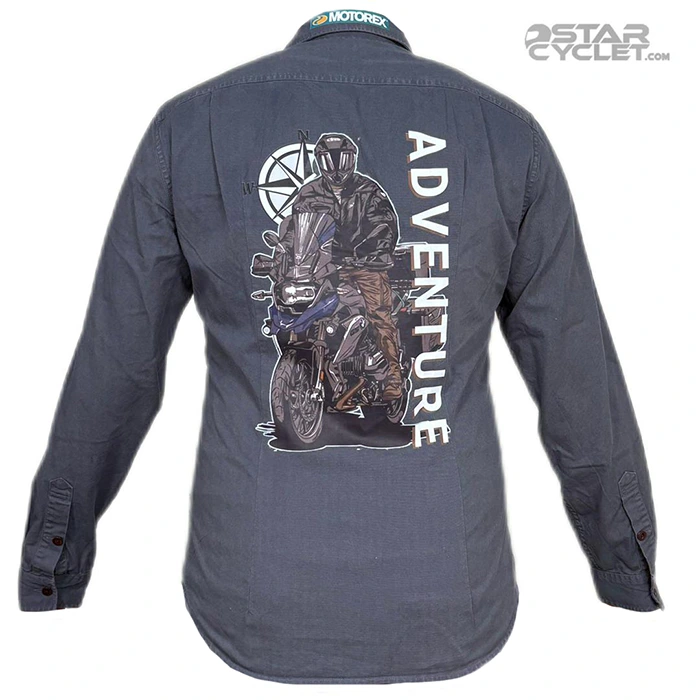 خرید پیراهن کتان موتورسواری JCREW مدل GRAY ADVENTURE