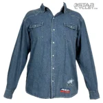 پیراهن جین موتورسواری H&M مدل BLUE SUZUKI