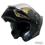 خرید کلاه کاسکت فک متحرک Qike مدل MP01 GOLDEN NO.1