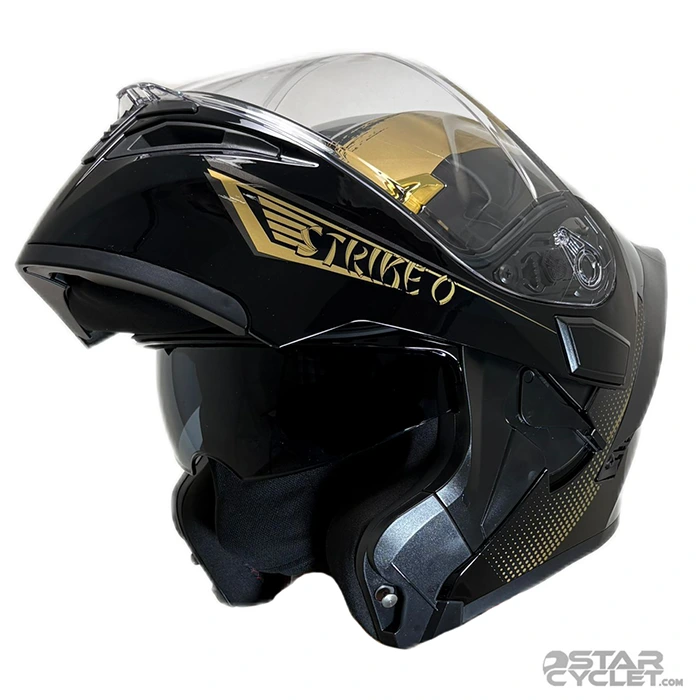 خرید کلاه کاسکت فک متحرک Qike مدل MP01 GOLDEN NO.1