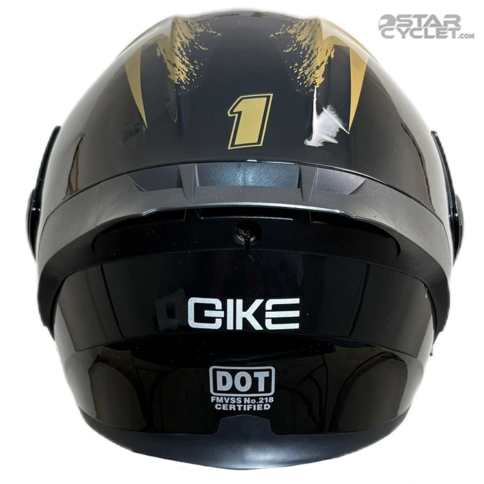 عکس کلاه کاسکت فک متحرک Qike مدل MP01 GOLDEN NO.1