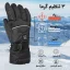 عکس دستکش زمستانی هیتردار موتورسواری مدل BLACK
