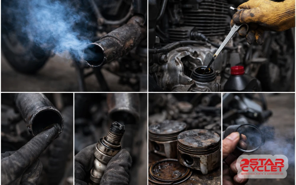 علائم روغن سوزی موتور